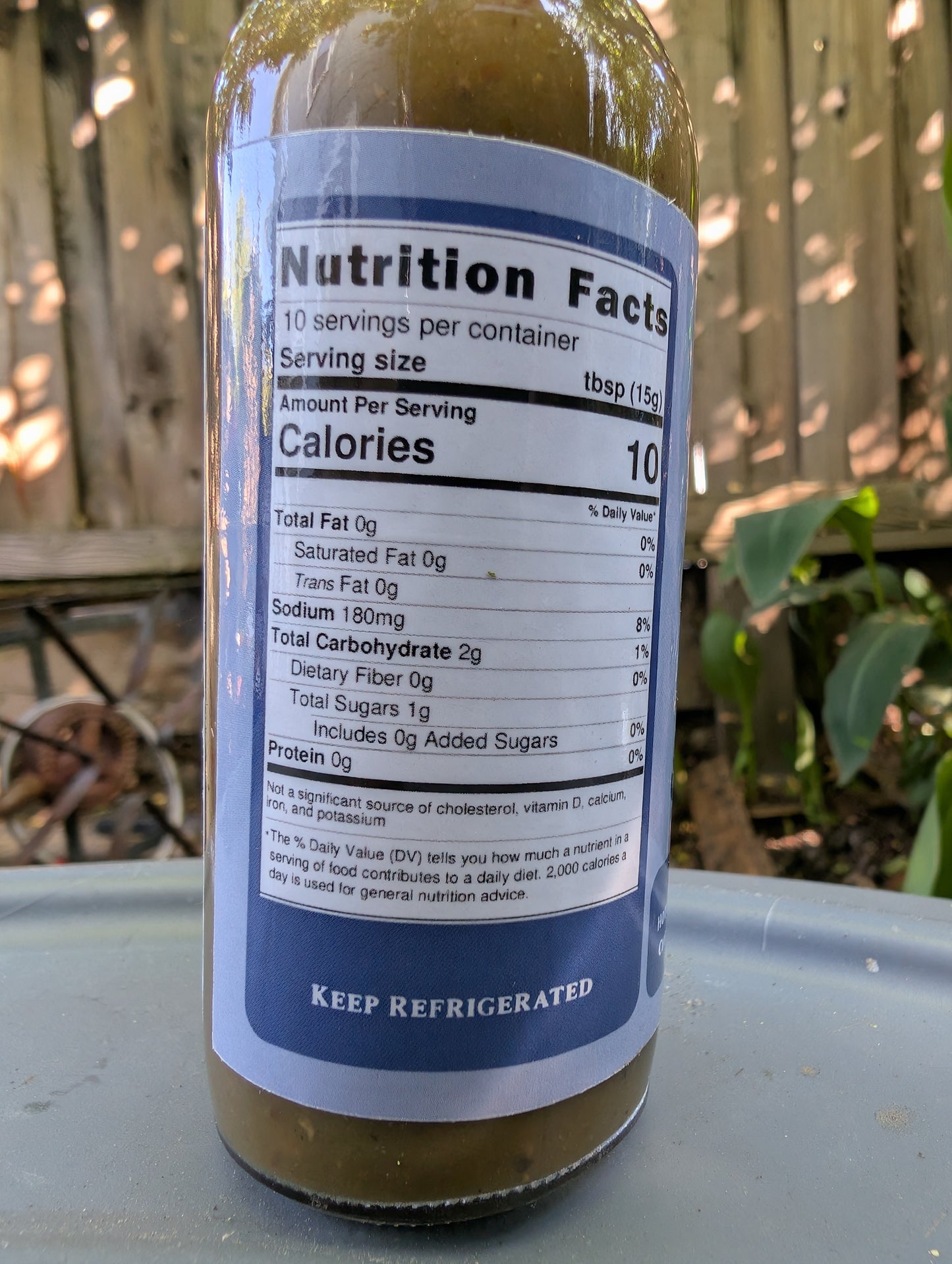 Blueberry Bark Fermented Hot Sauce